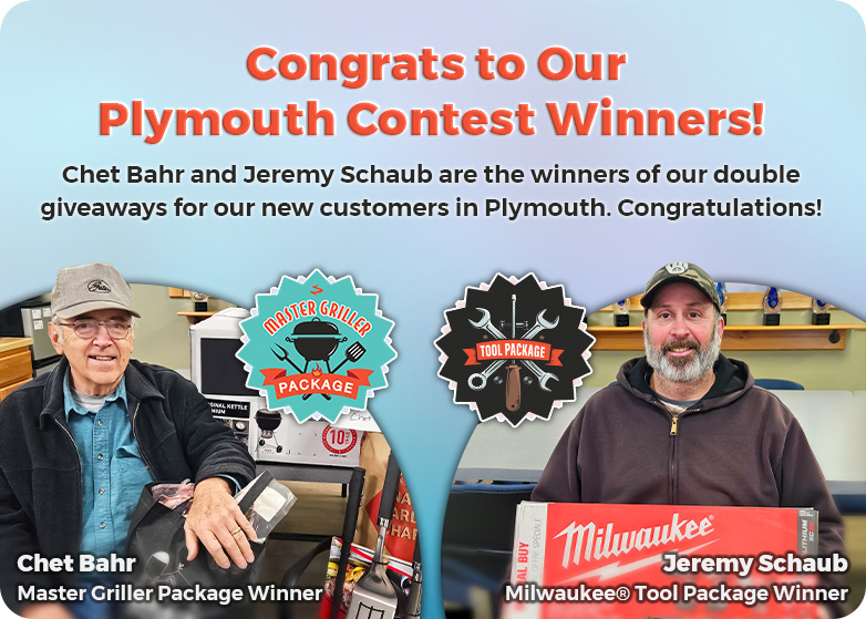 Congrats to our Plymouth contest winners!